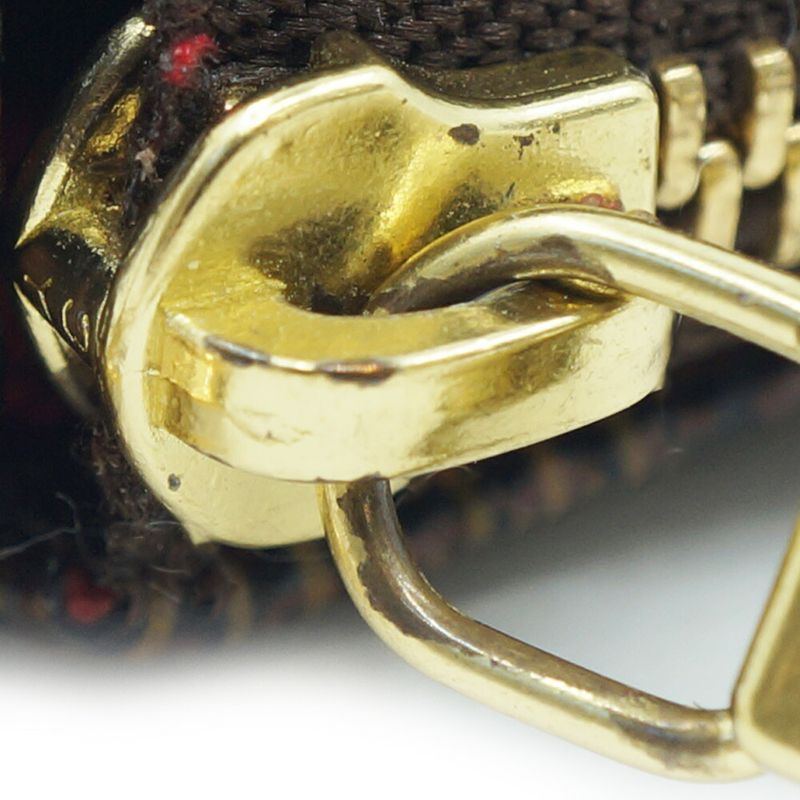 Louis Vuitton Pochette Pouch Coin Case Monogram Brown