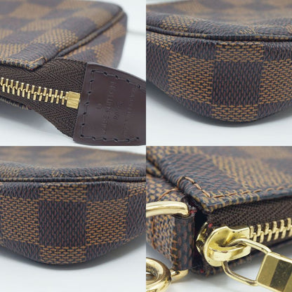 Louis Vuitton Pochette Pouch Coin Case Monogram Brown