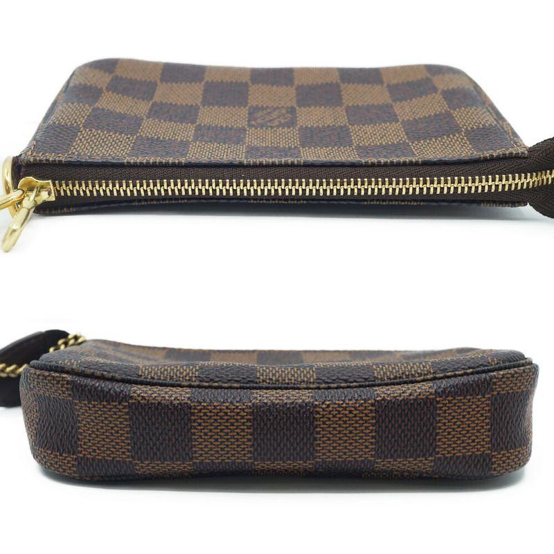 Louis Vuitton Pochette Pouch Coin Case Monogram Brown