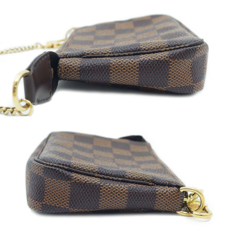 Louis Vuitton Pochette Pouch Coin Case Monogram Brown
