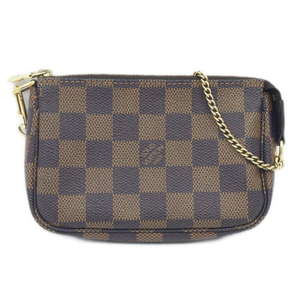 Louis Vuitton Pochette Pouch Coin Case Monogram Brown