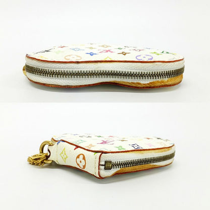 Louis Vuitton Heart Shape Coin Case Monogram Multicolor Bronze
