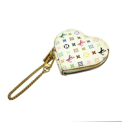 Louis Vuitton Heart Shape Coin Case Monogram Multicolor Bronze