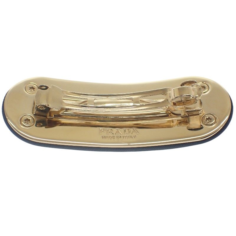 Prada Re-Nylon Hair Clip Hair Tessuto Nero Black
