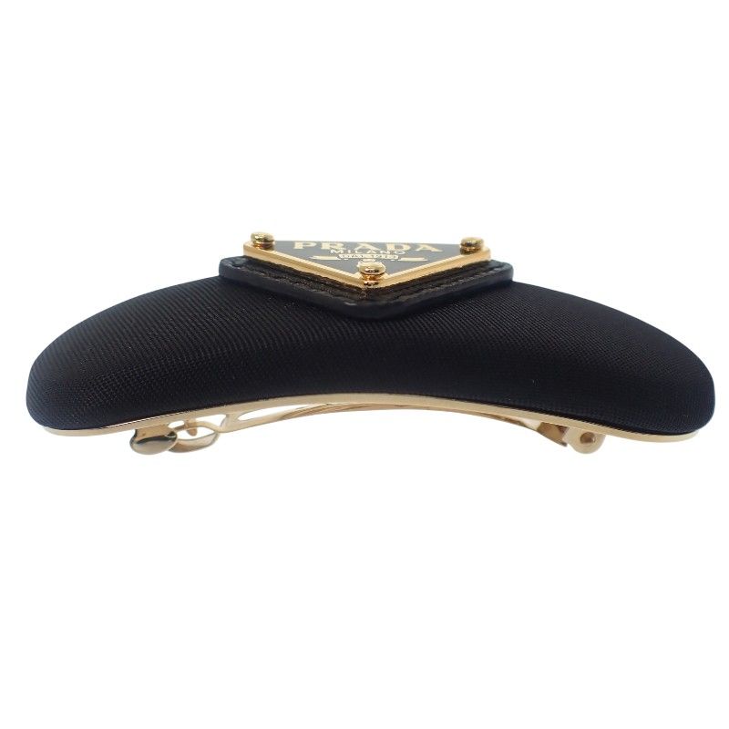 Prada Re-Nylon Hair Clip Hair Tessuto Nero Black
