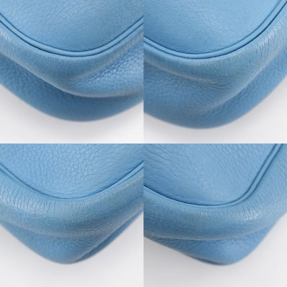 Hermes Trim 31 Toile Ash Taurillon Clemence Natural Blue Jean C