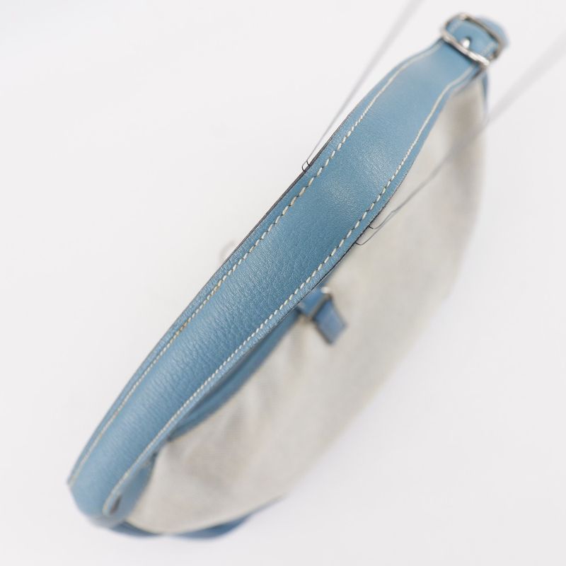 Hermes Trim 31 Toile Ash Taurillon Clemence Natural Blue Jean C