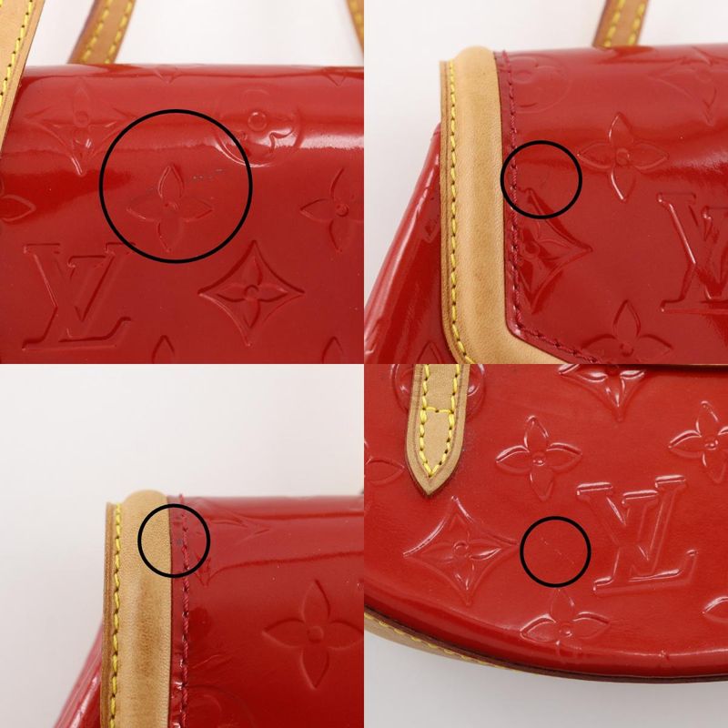 Louis Vuitton Biscayne Bay PM Monogram Vernis Red Tote