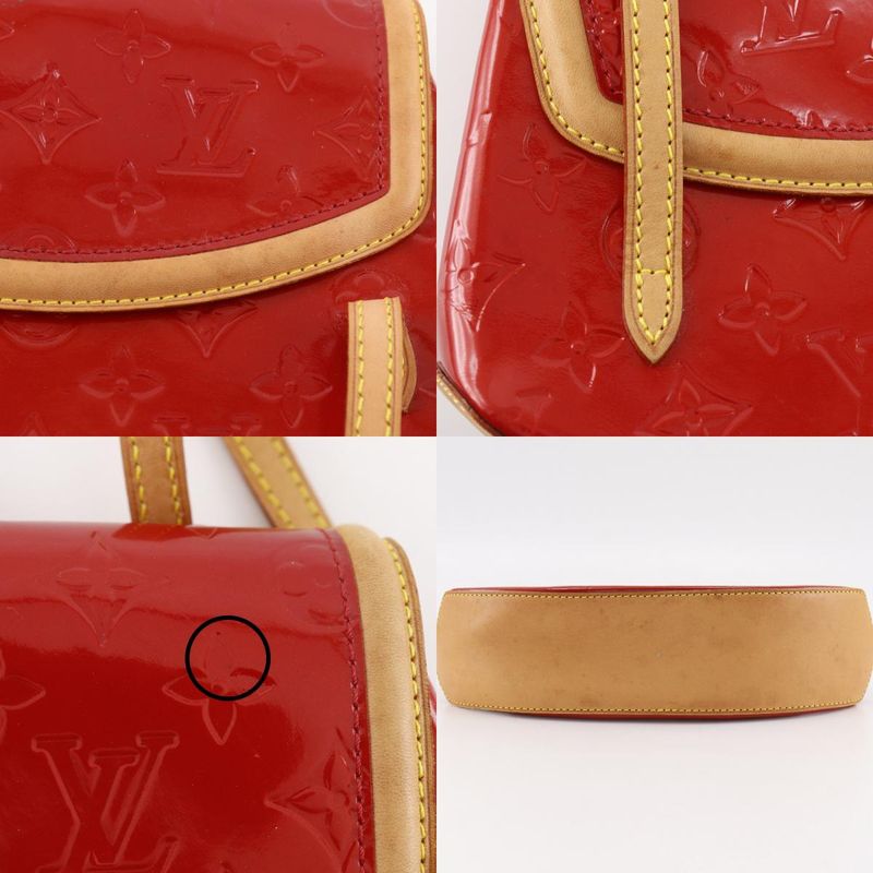 Louis Vuitton Biscayne Bay PM Monogram Vernis Red Tote
