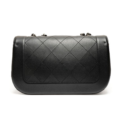 Chanel Shoulder Bag Caviar Quilted Single Flap