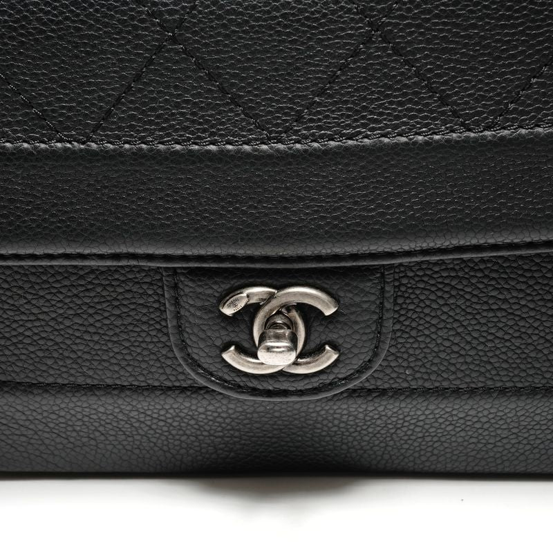 Chanel Shoulder Bag Caviar Quilted Single Flap