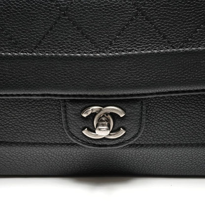 Chanel Shoulder Bag Caviar Quilted Single Flap