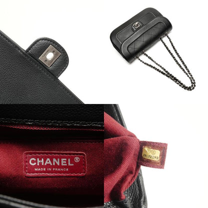 Chanel Shoulder Bag Caviar Quilted Single Flap