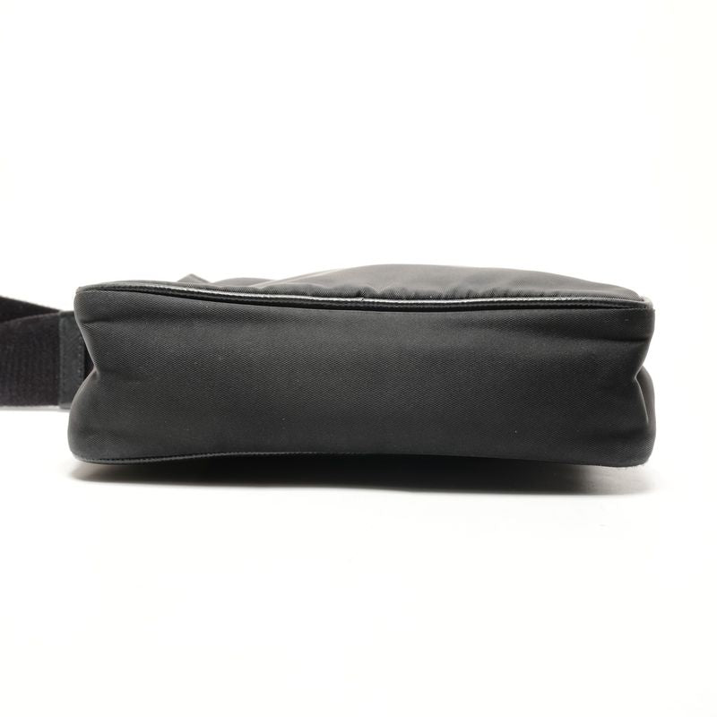 Prada Shoulder Bag Nylon Saffiano Leather