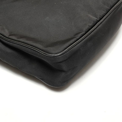 Prada Shoulder Bag Nylon Saffiano Leather
