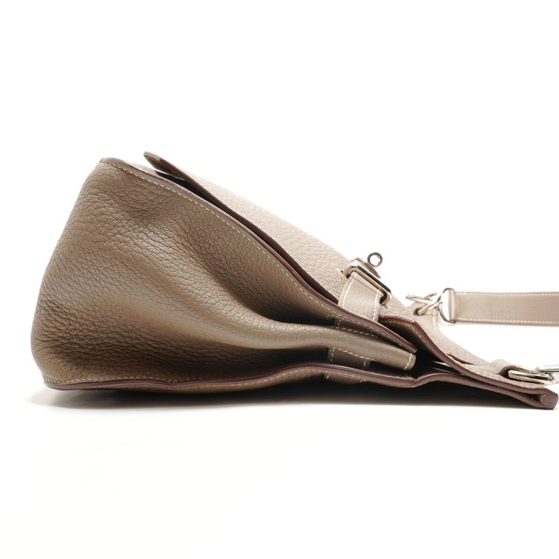 Hermes Shoulder Bag Gipsiere 34 Taurillon Clemence