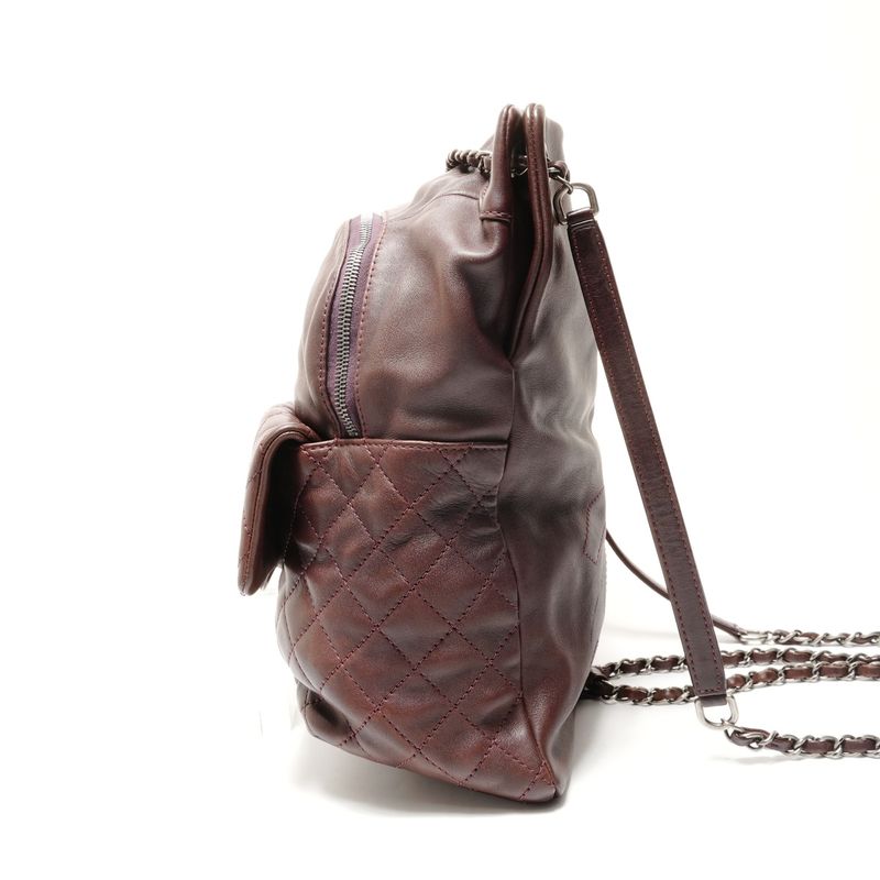Chanel Backpack Lambskin Quilted Sac
