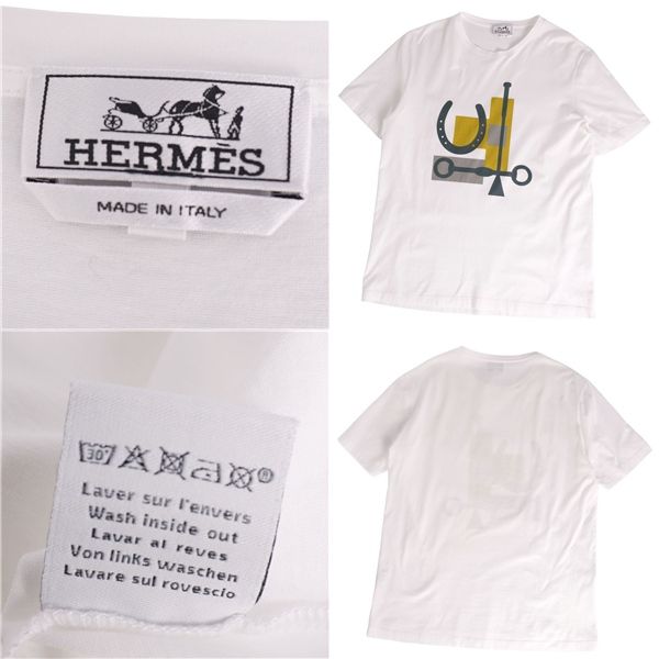 Hermes T-Shirt Short Sleeve Cotton