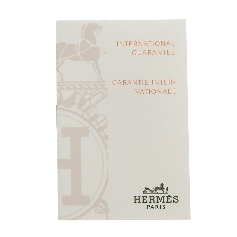 Hermes Clipper Cles Diamond Stainless Steel Quartz Analog Display