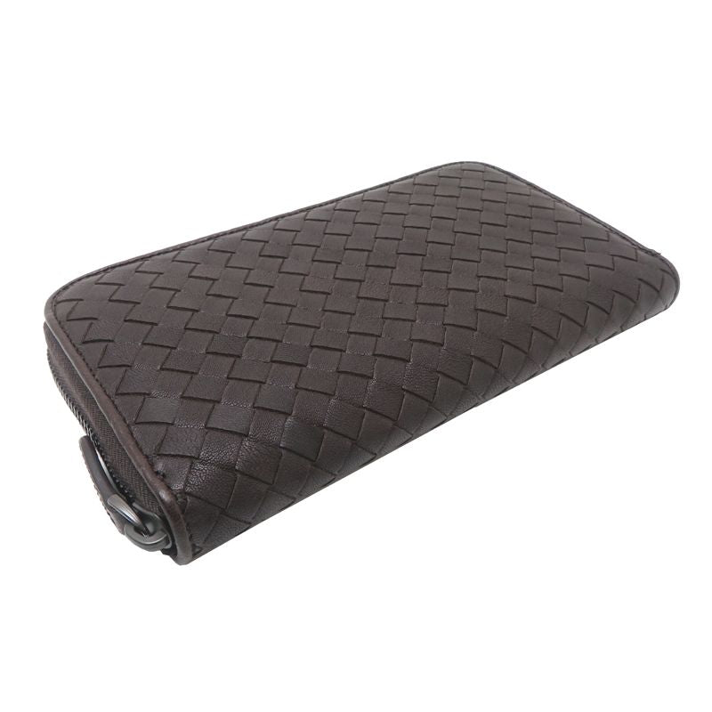Bottega Veneta Long Wallet Leather Brown
