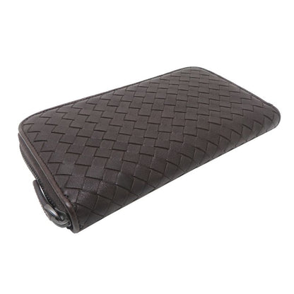 Bottega Veneta Long Wallet Leather Brown
