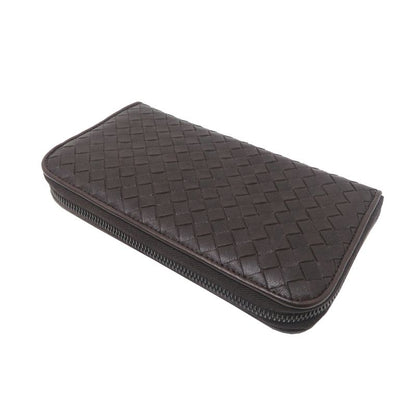 Bottega Veneta Long Wallet Leather Brown
