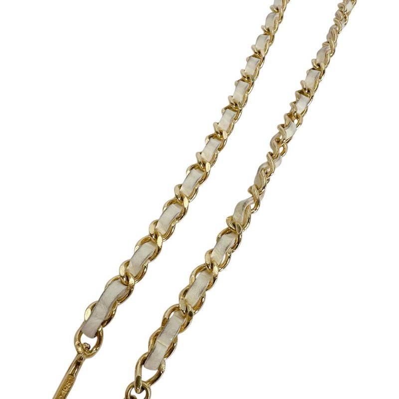 Chanel Belt Vintage Girogo Chain White Gold