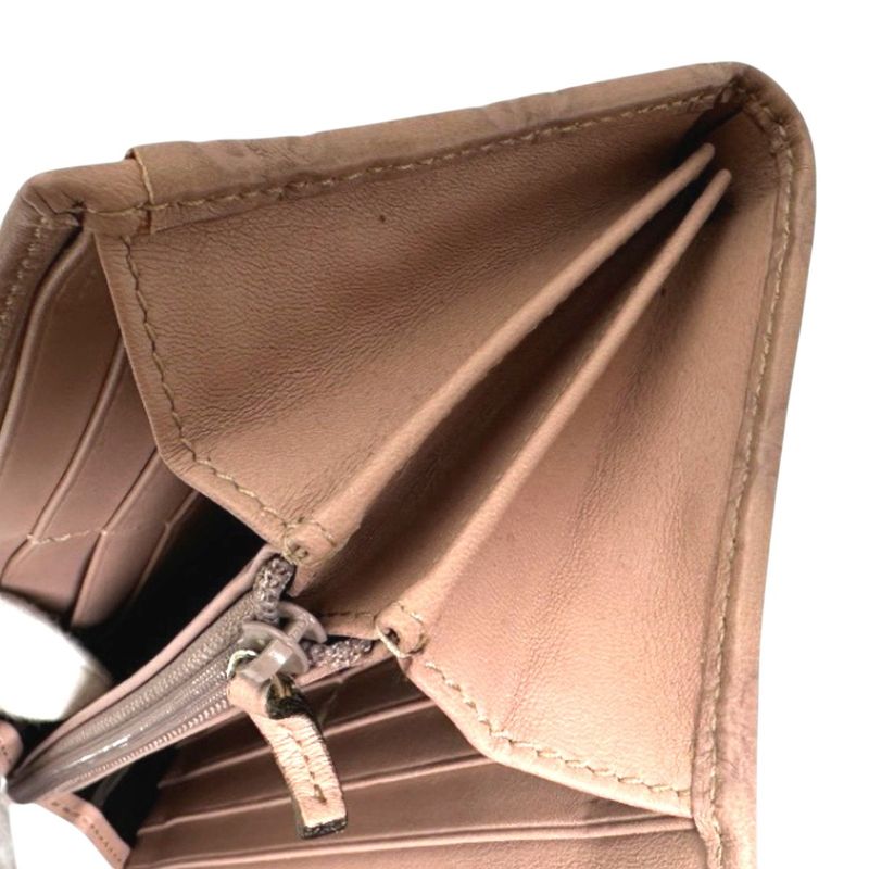 Gucci Guccissima Bifold Long Wallet GG Pink