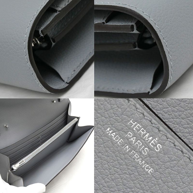 Hermes Wallet Constance Long Wallet to Go Eva Color Gripantin