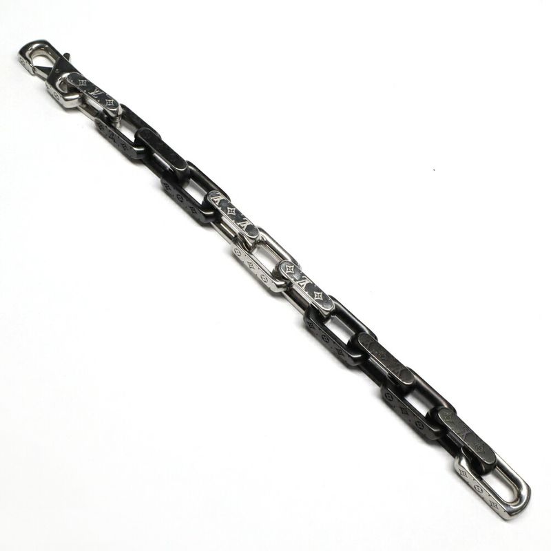 Louis Vuitton Bracelet Monogram Chain Metal