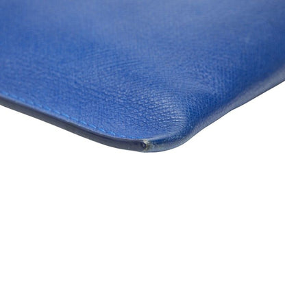 Versace Medusa Clutch Blue Leather