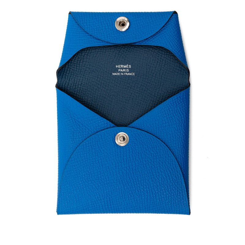 Hermes Bastia Blue Veau Epsom