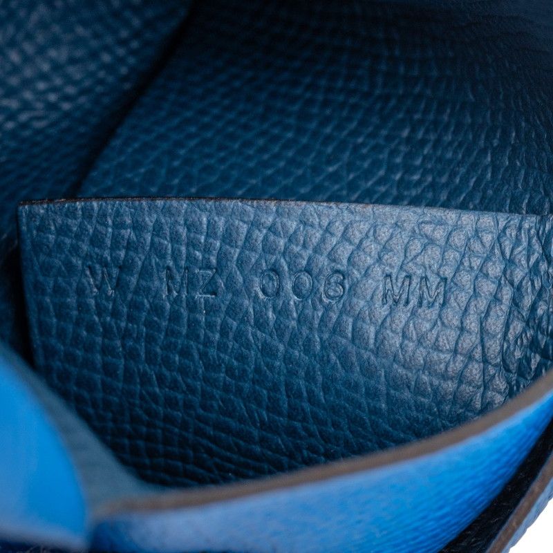 Hermes Bastia Blue Veau Epsom