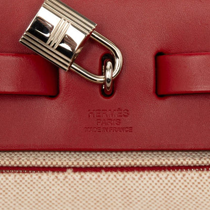Hermes Herbag Zip PM 2-Way Shoulder Bag le Jupiman Toile Ash