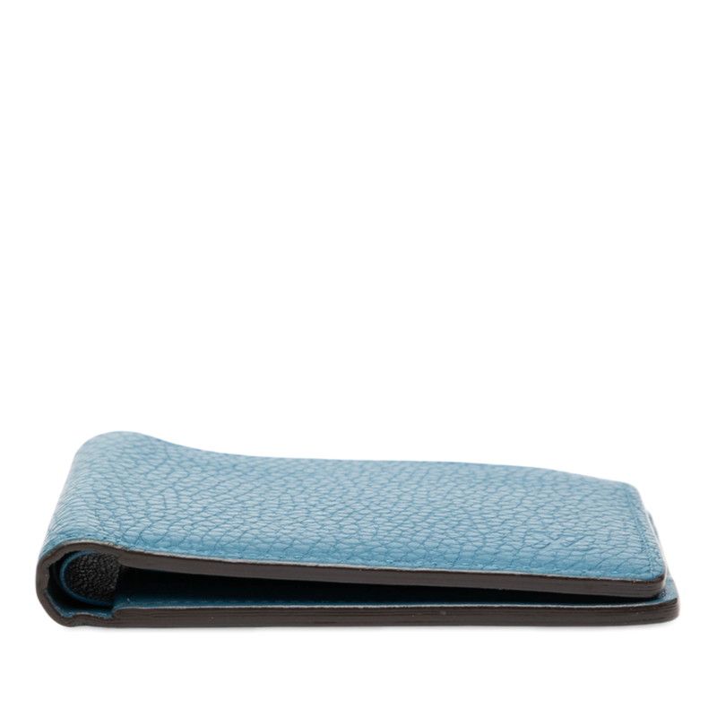 Louis Vuitton Portefeuille Multiple Blue Taurillon Leather