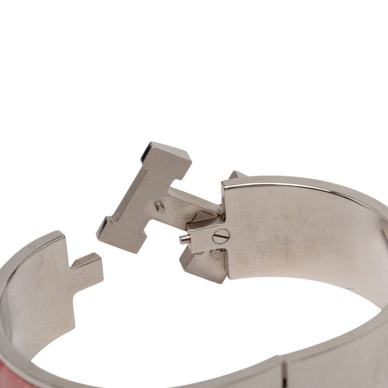 Hermes Clic Clac PM Silver Blue Multicolor Metal