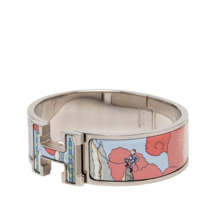 Hermes Clic Clac PM Silver Blue Multicolor Metal