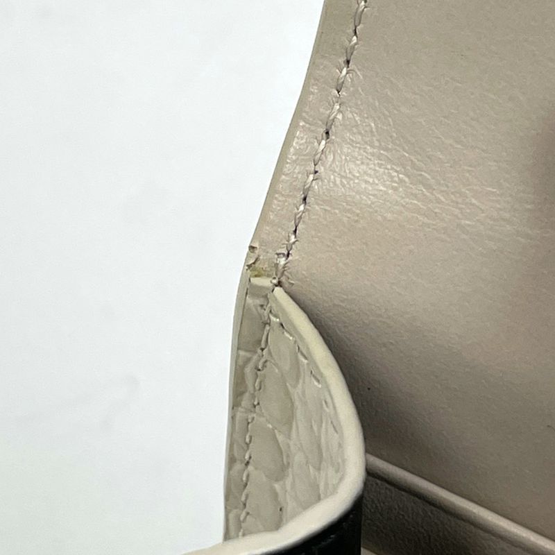 Saint Laurent Kate Chain Wallet Clutch Tassel Shoulder Bag Leather Beige