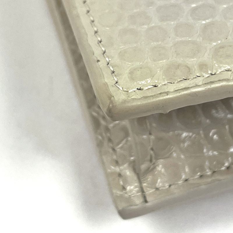 Saint Laurent Kate Chain Wallet Clutch Tassel Shoulder Bag Leather Beige