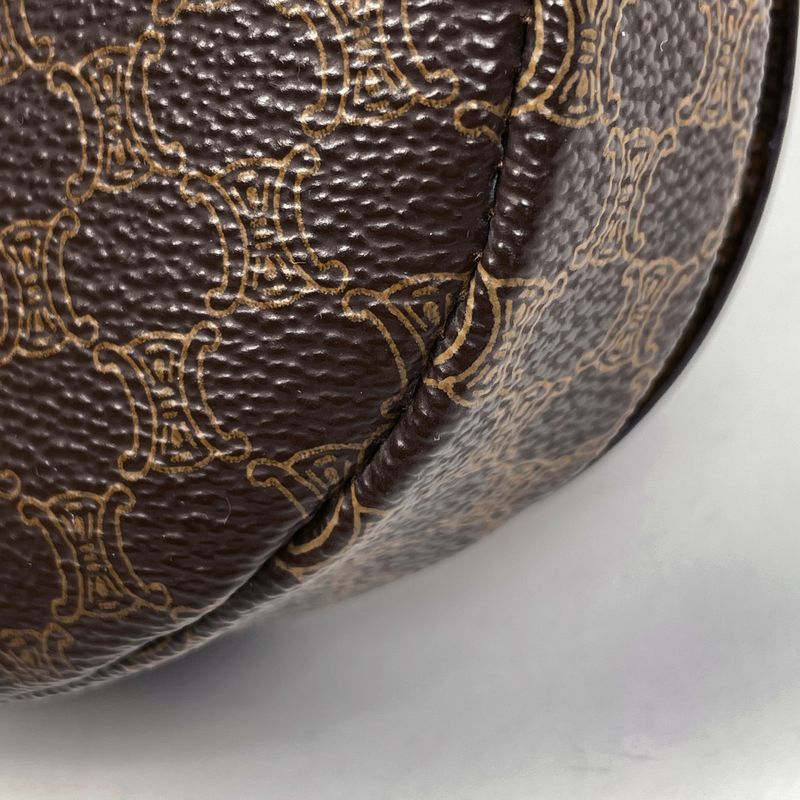 Celine Macadam Pattern Shoulder Bag Logo Pochette
