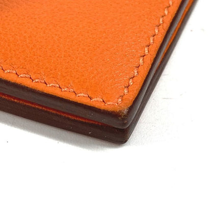 Hermes Bifold Wallet Zip Zap Swift Orange