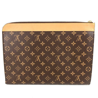 Louis Vuitton Clutch Pochette Jour Monogram Canvas Brown