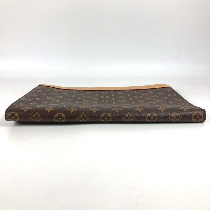 Louis Vuitton Clutch Pochette Jour Monogram Canvas Brown