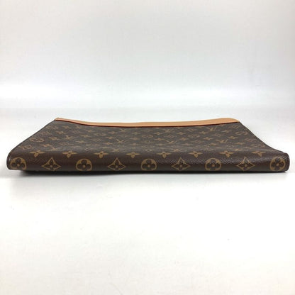 Louis Vuitton Clutch Pochette Jour Monogram Canvas Brown