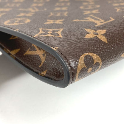 Louis Vuitton Clutch Pochette Jour Monogram Canvas Brown