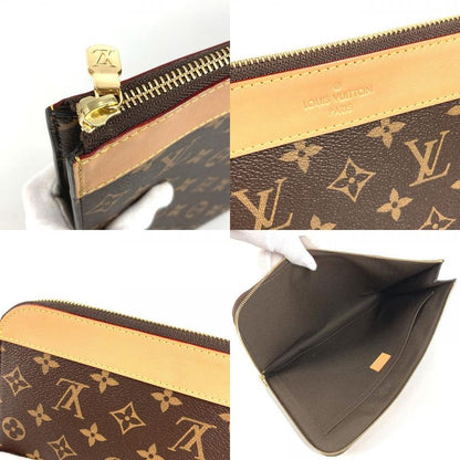 Louis Vuitton Clutch Pochette Jour Monogram Canvas Brown