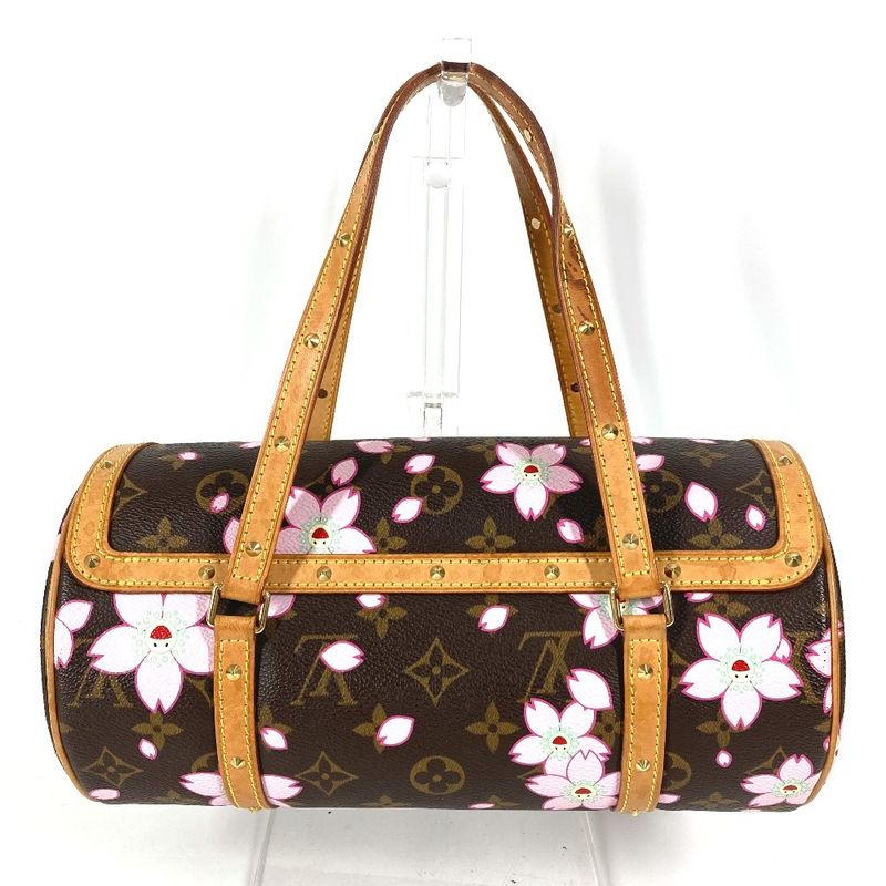 Louis Vuitton Handbag Papillon Monogram Cherry Canvas Brown