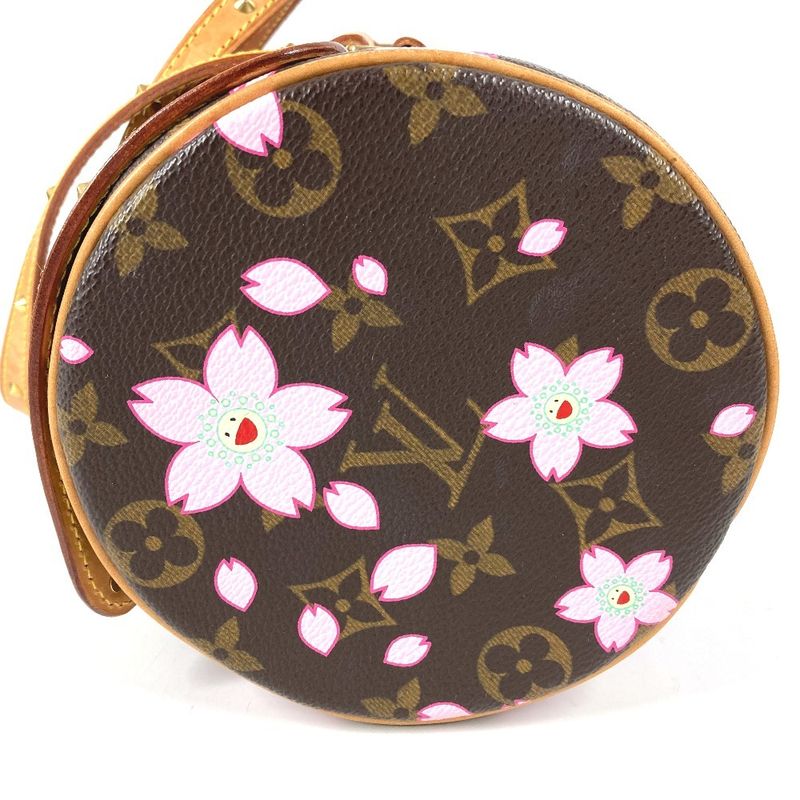 Louis Vuitton Handbag Papillon Monogram Cherry Canvas Brown