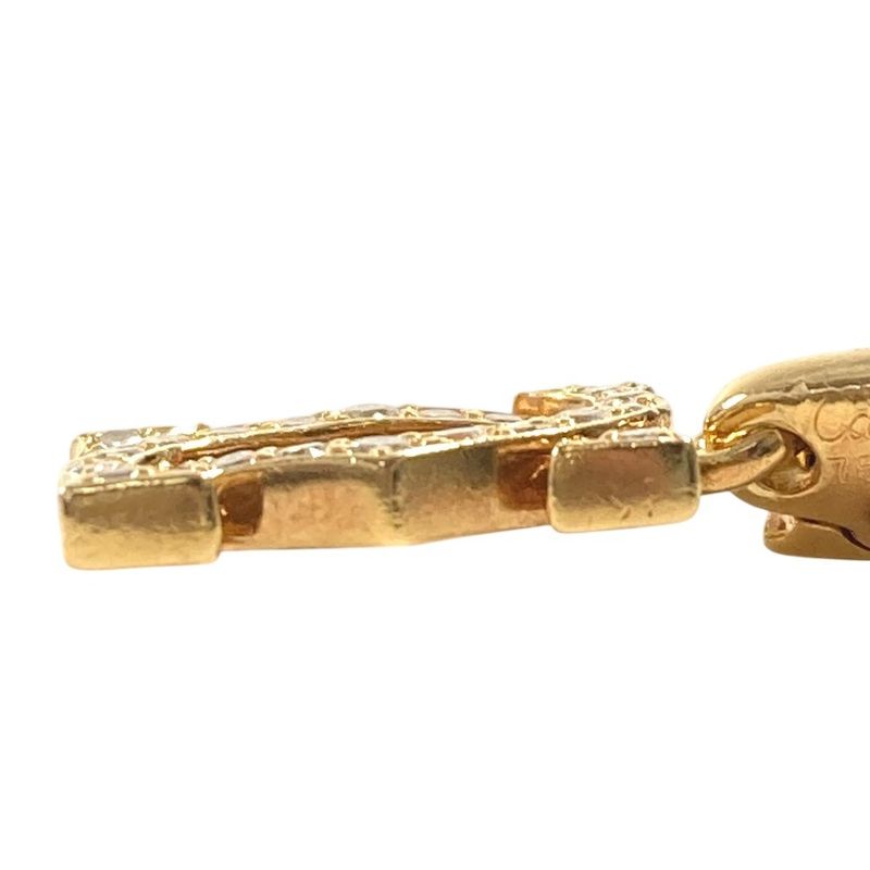 Cartier Charm Diamond 2C Logo Gold