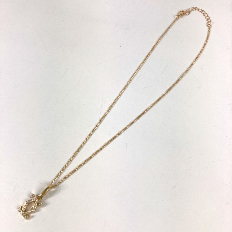 Cartier Charm Diamond 2C Logo Gold